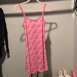 DOLLS KILL X BRATZ Y2K HOT PINK MINI DRESS BODYCON